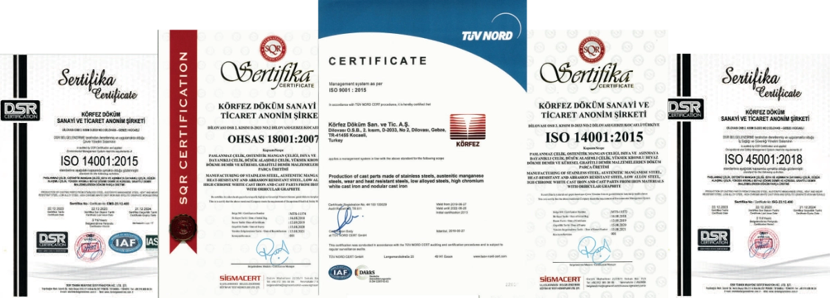 Sertifikalar_Certificates_Korfez_Dokum